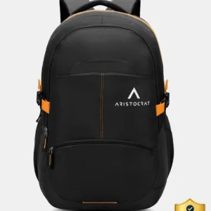 ARISTOCRAT Large 32 L Laptop Backpack Charge , 32L With Multiple Utility Pockets & Rain Cover (Black)